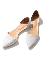 セパレートフラットシューズ/WHT