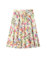 デジタルフラワープリントスカート/オフホワイト(103)