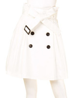 トレンチスカート/ホワイト