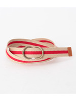 配色テープベルト/ベージュ(052)