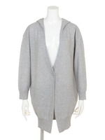 12Gカノコフードカーディガン/ライトグレー