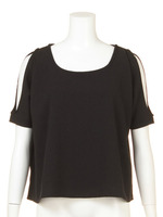 CLオープンショルダードルマンTOP/BLK