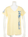 TEAM S/S V-NECK TEE/YELLOW