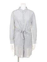 【BIJ】 ドビーストライプシャツOP/グレー