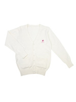 【Barbieスクール】Barbie カーディガン ホワイト L/ホワイト