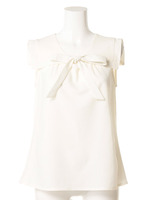 セーラ衿ブラウス/ホワイト