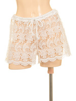 レースパンツ/ホワイト