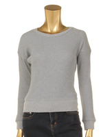 ワッフルトップス/グレー