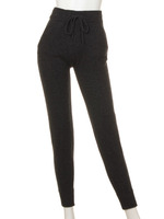 【BONICA dot GARDEN】カシミヤニットパンツ/チャコール