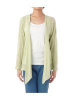 カシュクールスラブニットカーディガン/ベージュ系(050)