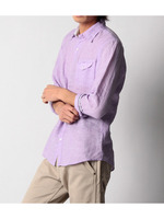 フランダースリネンシャツ/ライトグレー(011)