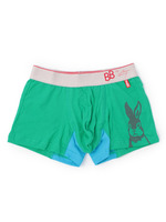 ラビット柄ボクサーパンツ/サックス(090)