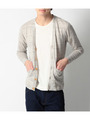 リネンニットカーディガン/ライトグレー(711)