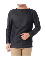 裏太ボーダープルオーバー/ホワイト(002)