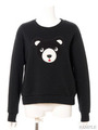 MY TEDDY SWEAT TOPS/BLACK