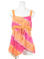 【Planet blue world】タイダイキャミチュニック/ブルー