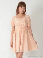 ピースシェルワンピース/アイボリー