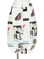 Editorial Map Shirts Skirt/WHITE