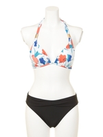 【MURUA】ミドルフラワーガラホルター/ネイビー