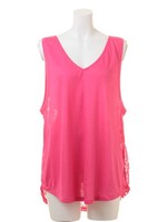 バックレースビーチタンク/D/PNK