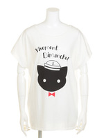 マリンコビニャードルマンTシャツ/シロ