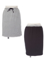 Reversibleskirt/BROWN×NAVY