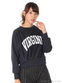 VIRGINIAロゴPTトップス/ネイビー