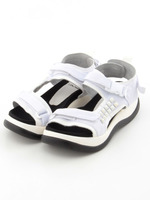 【JEFFREY CAMPBELL FOR ROSE BUD】SIDE STUDS CONFORT SANDAL/WHITE/WHITE