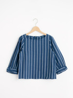 【大人気アイテム】【再入荷】アソート袖リボンプルオーバー/ネイビー