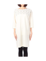 ウール×レースワンピース/ホワイト(002)