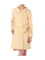 ベルト付ステンカラーコート/イエロー(032)