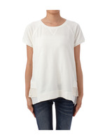 レースティアードラグランチュニック/ホワイト(002)