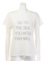 GO TO　Tシャツ/ホワイト