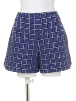 【BED&BREAKFAST】SUMMER MESH CHECK Short Pants/BLUE
