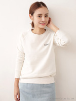 【KiiRA】LUCKY EMB SWEAT/OFFWHT