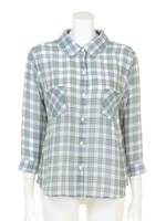 ゆるシャツブラウス/イエロー