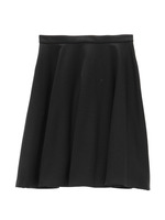 シルケットフレアスカート/ブラック(019)