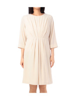 シンメトリータックワンピース/ライトベージュ(051)