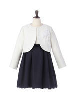 ボレロワンピース/ネイビー(093)