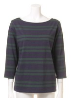 マルチボーダー Tシャツ/グリーン