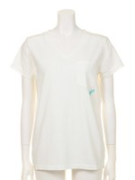 POCKET S/S V-NECK TEE/BLACK