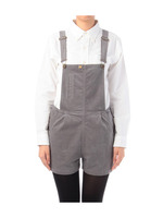 コーディロイショートサロペット/チャコールグレー(014)