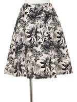 サマーリーフ柄ＳＫ/グリーン