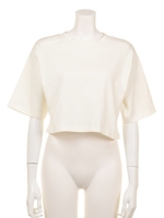 ショート丈カットプルオーバー/WHT