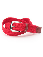 プレーンメッシュゴムベルト/ワインレッド(063)