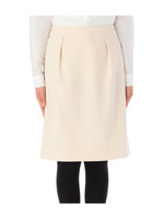 ワッフルツィードミディスカート/ブラック(019)