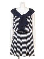 FレイヤードボーダーカットミニOP/イエロー