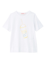 See By Chloe ドリンクプリントTシャツ/ホワイト(001)
