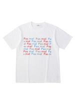 カラーロゴTシャツ/ホワイト(001)