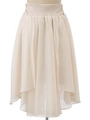 シアーフレアスカート/グレー